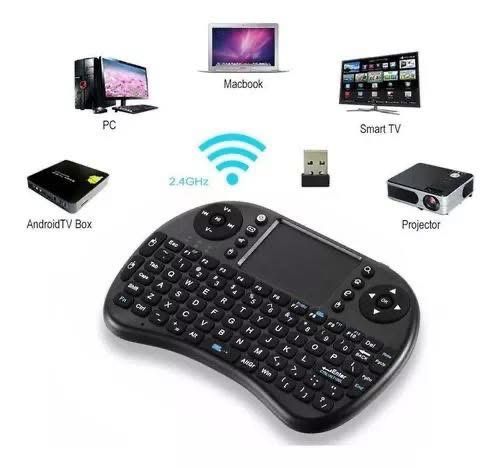 ⌨🖱 Mini Teclado Inalámbrico con Touchpad Integrado