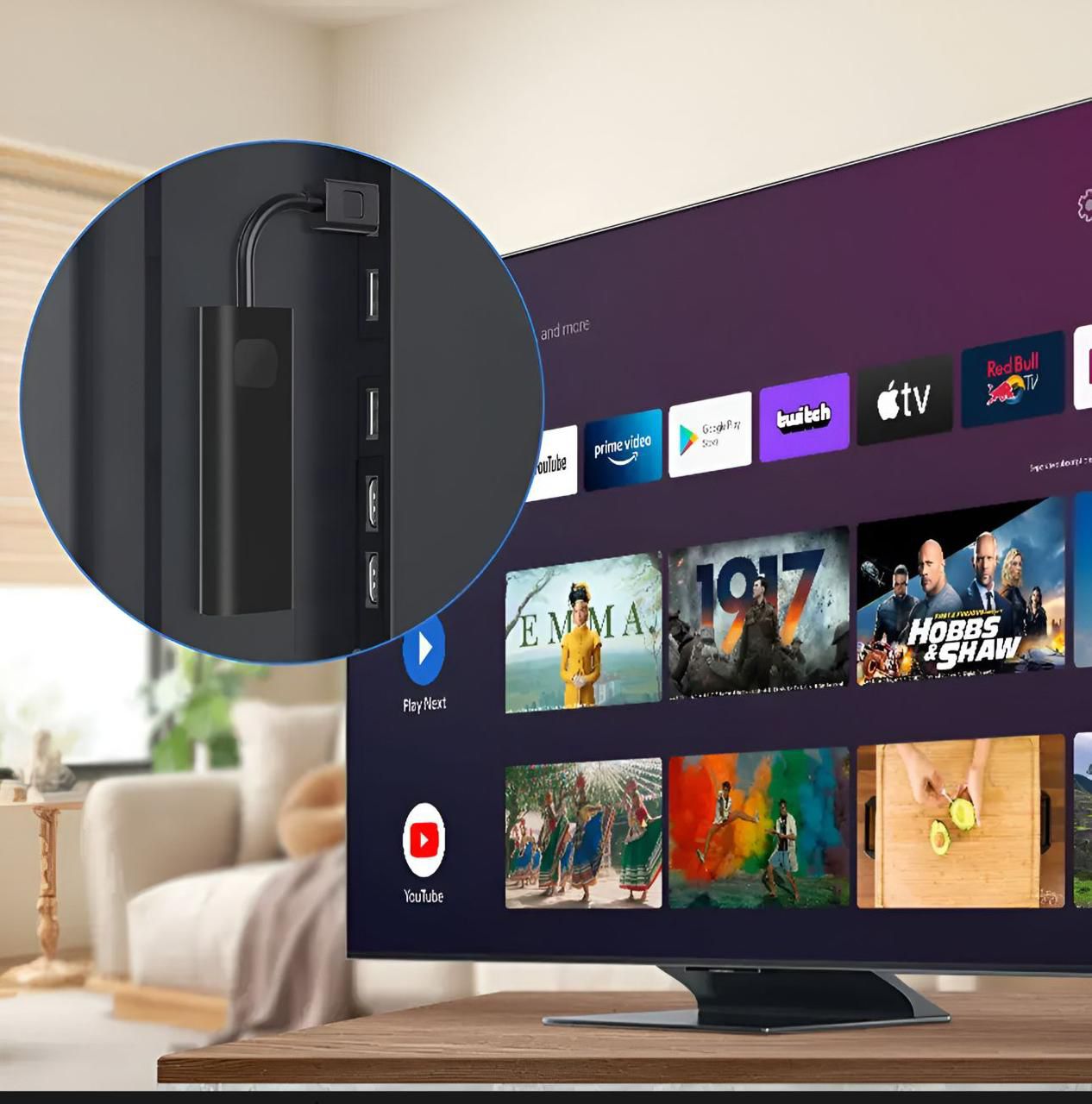 One Google Stick Tv Full Hd Streaming